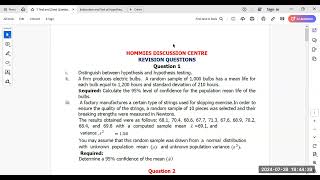 T test and Z test Hypothesis testing Revision 2 [upl. by Nylinnej326]