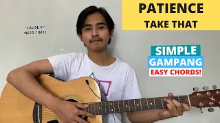 CHORD SIMPLE GAMPANG Patience  Take That Tutorial Gitar VIRAL EASY CHORDS [upl. by Terris661]