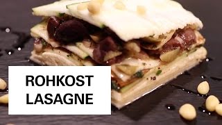 Vegane Rohkostlasagne  Vegan raw Lasagne [upl. by Anial]