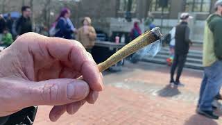 53rd annual Ann Arbor Hash Bash pays tribute to marijuana activist John Sinclair [upl. by Adnoyek]