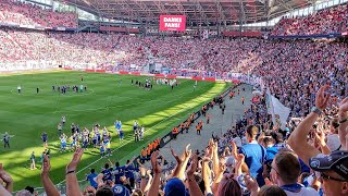 Wir kommen wieder💙🤍 Schalke Fans motivieren Manschaft nach Abstieg  Leipzig  Schalke 42 [upl. by Greta]