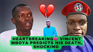 Heartbreaking😭 Vincent Mboya Naona Nikikufa Mimi💔 Shocking Post Leaves Fans Confused [upl. by Wohlert624]