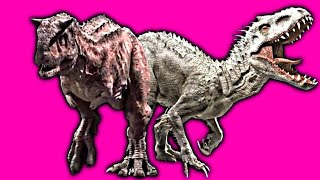 Carnotaurus Toro and Indominus Rex JURASSIC WORLD CAMP CRETACEOUS LHUGUELYSong Stomp your feet [upl. by Einaffets]