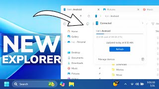 New Windows 11 File Explorer with Phone Integration How to Enable [upl. by Marcy421]