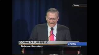 Donald Rumsfeld speech September 10 2001 [upl. by Stets]