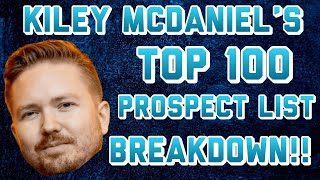 KILEY MCDANIEL FROM ESPN  BREAKING DOWN HIS TOP 100 PROSPECT LIST  MINOR LEAGUE BASEBALL [upl. by Onileva]