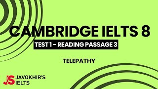 Telepathy  Cambridge IELTS 8 Test 1 Reading Passage 3 [upl. by Arand]