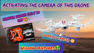 Unboxing and review of HX750 drone  Camera activation  LIVE FOOTAGE RECORDING  TECHNO HACKER [upl. by Nikos300]