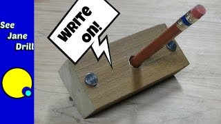 How to Mark Center in a Piece of Wood Without Measuring [upl. by Ylebmik]