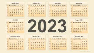 Kalender 2023 [upl. by Artimed]