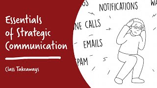 Class Takeaways — Essentials of Strategic Communication [upl. by Janina]