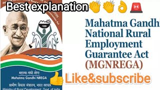 mgnrega mnrega scheme key features gk gs generalstudies viralvideo ntpc bpsc [upl. by Nevear601]