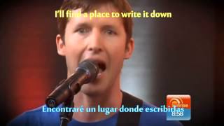 Postcards  James Blunt Lyrics  Sub Español [upl. by Eisserc]