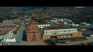 Capilla de la Ermita Roldanillo Colombia Aerial View Cinema 4K [upl. by Eneryt]