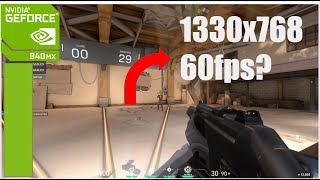 VALORANT 940MX  Resolution Comparison 1330x768 60fps [upl. by Irbmac]