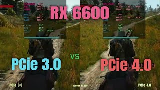 Pcie 30 vs 40  AMD RX 6600 [upl. by Niarfe]