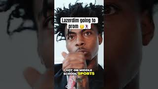 Lazer going to prom 👀😮‍💨 fy funny underground hiphop twitch lazerdim700 [upl. by Niehaus]