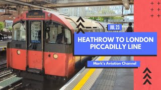 Heathrow to Central London  Part 2  Piccadilly Line [upl. by Yar219]