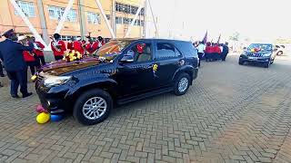 Arrival of Kenya West Territorial commander margaret Siamoya at Bukhungu Stadium Kakamega [upl. by Mcnair]