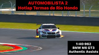 Automobilista 2  Hotlap Autodromo Termas de Rio Hondo  BMW M6 GT3  140962  Leaderboard [upl. by Meensat]