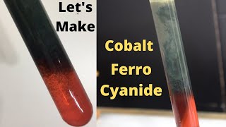 Making Cobalt Ferrocyanide a green cobalt compound [upl. by Yeslehc113]