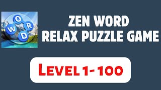 Zen Word Game  Level 1100  Solutions [upl. by Annahtur]