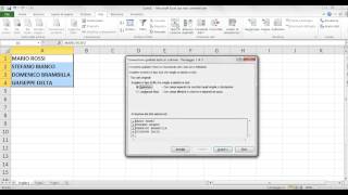 Microsoft Excel 2010 Italiano  Suddividere i dati di una colonna in più colonne [upl. by Bren]