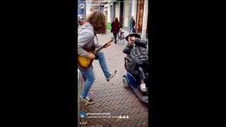 Spontaneous Improvisation on the Street  Johnny B Good  Borja Catanesi feat Shorty [upl. by Peyton567]