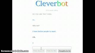 Cleverbot Conversations 1 Scary [upl. by Velick]