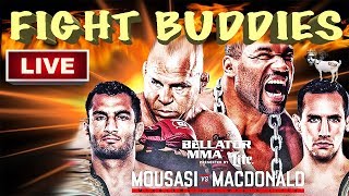 🔴 BELLATOR 206 MOUSASI VS MACDONALD  JACKSON VS SILVA  LIMA VS KORESHKOV LIVE REACTION [upl. by Eivol]