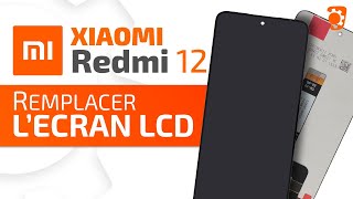 Comment changer lécran seul vitre  LCD du Xiaomi Redmi 12  Tuto Bricophone [upl. by Dell]