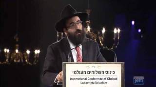 Rabbi Mendy Cohen Addresses the International Conference of ChabadLubavitch Shluchim 2011 [upl. by Drahsar806]