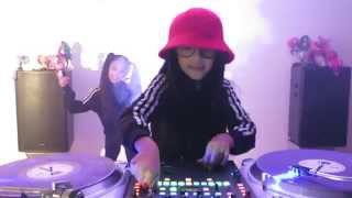 Missy Elliot WTF Where They From ft Pharrell DJ Set By DJ Livia 8yrs old [upl. by Margaretta257]