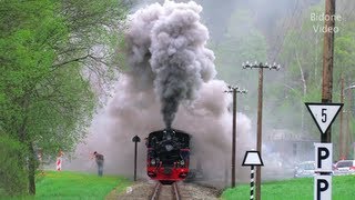 Dampfloks im Erzgebirge  Steam Trains  Preßnitztalbahn  Züge [upl. by Ciapha]