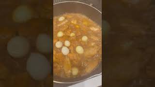 chicken adobo food foodie satisfying [upl. by Guntar909]