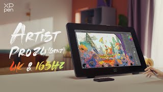 Artist Pro 24 Gen 2 165hz amp 4k ｜XPPen New launch [upl. by Stein552]