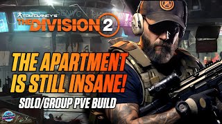 The Apartment SMG SOLO GROUP PVE BUILD  THE DIVISION 2  RUN AND GUN Build  High Damage amp Armor [upl. by Nannah]