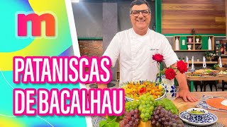 Deliciosas PATANISCAS DE BACALHAU Mulheres 020124 [upl. by Notaek]