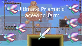 The Ultimate AFK Prismatic Lacewing farm  Terraria Farming [upl. by Reiss579]