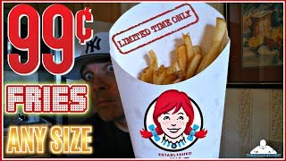 Wendys®  99 Cent Fries  ANY SIZE  Limited Time Only [upl. by Rollet]