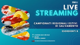 Campionati Regionali Estivi Di Categoria Salvamento  Milano 2024 domenica mattina [upl. by Southard]