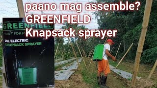 paano mag assemble greenfield knapsack sprayer [upl. by Slaby]