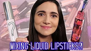 Mixing All My Liquid Lipsticks Together [upl. by Aileno448]