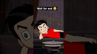 Mna li divali 😂 wait for end 🔚comedy funny cartoon youtubeshorts shorts [upl. by Anaig]