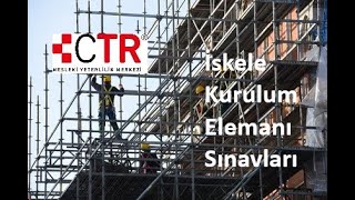 İskele Kurulum Elemanı Mesleki Yeterlilik Belgesi Sınavları Teşvik 31122021 tarihinde bitmiştir [upl. by Nywled181]