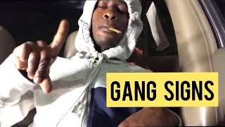 Crip Gang Signs  Tutorial Slow♿️✅ [upl. by Letsirhc]