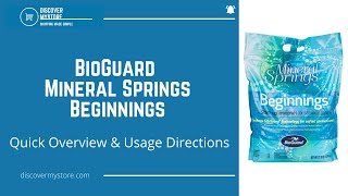 BioGuard Mineral Springs Beginnings [upl. by Adnilec]