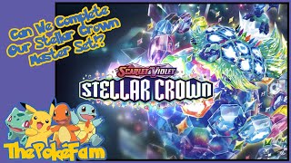 Can We Complete Our Stellar Crown Master Set  Pokemon Stellar Crown Booster Box Opening [upl. by Rodriguez]