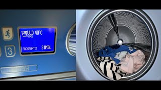 Electrolux Professional W575H  Washing a small load of delicate clothes [upl. by Joni637]