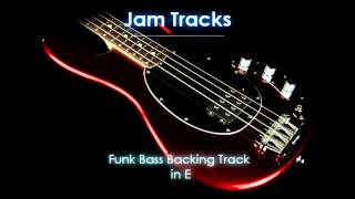 Funk Bass Backing Track in E [upl. by Tobi]